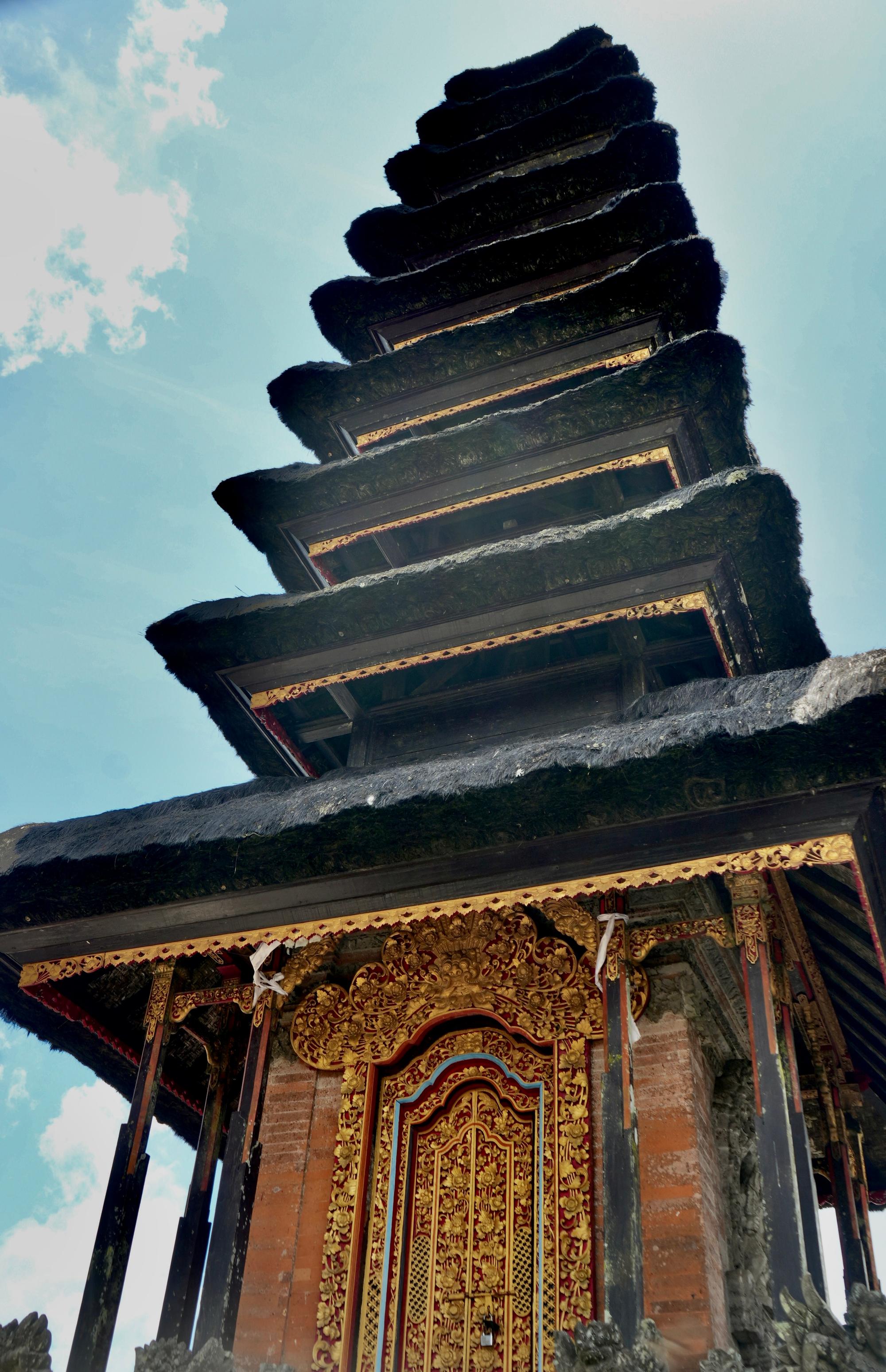 Pagoda viewed from its base
