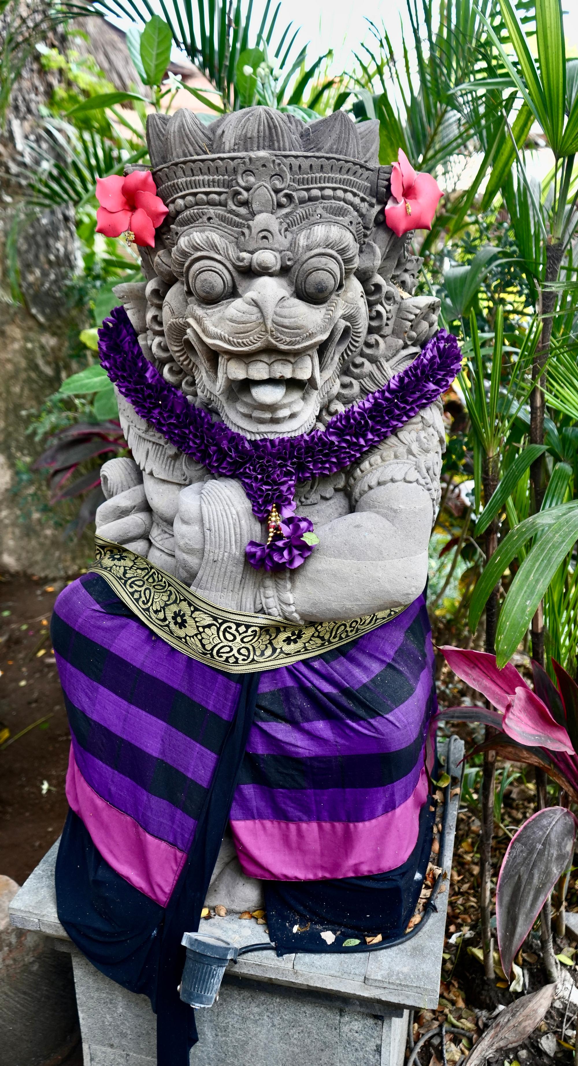 Purple Skirt Sculpture