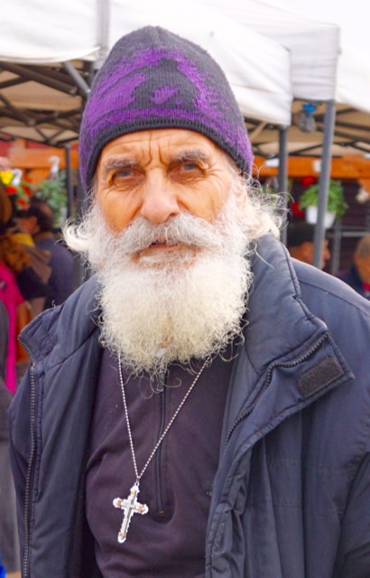 Face captured in the market.