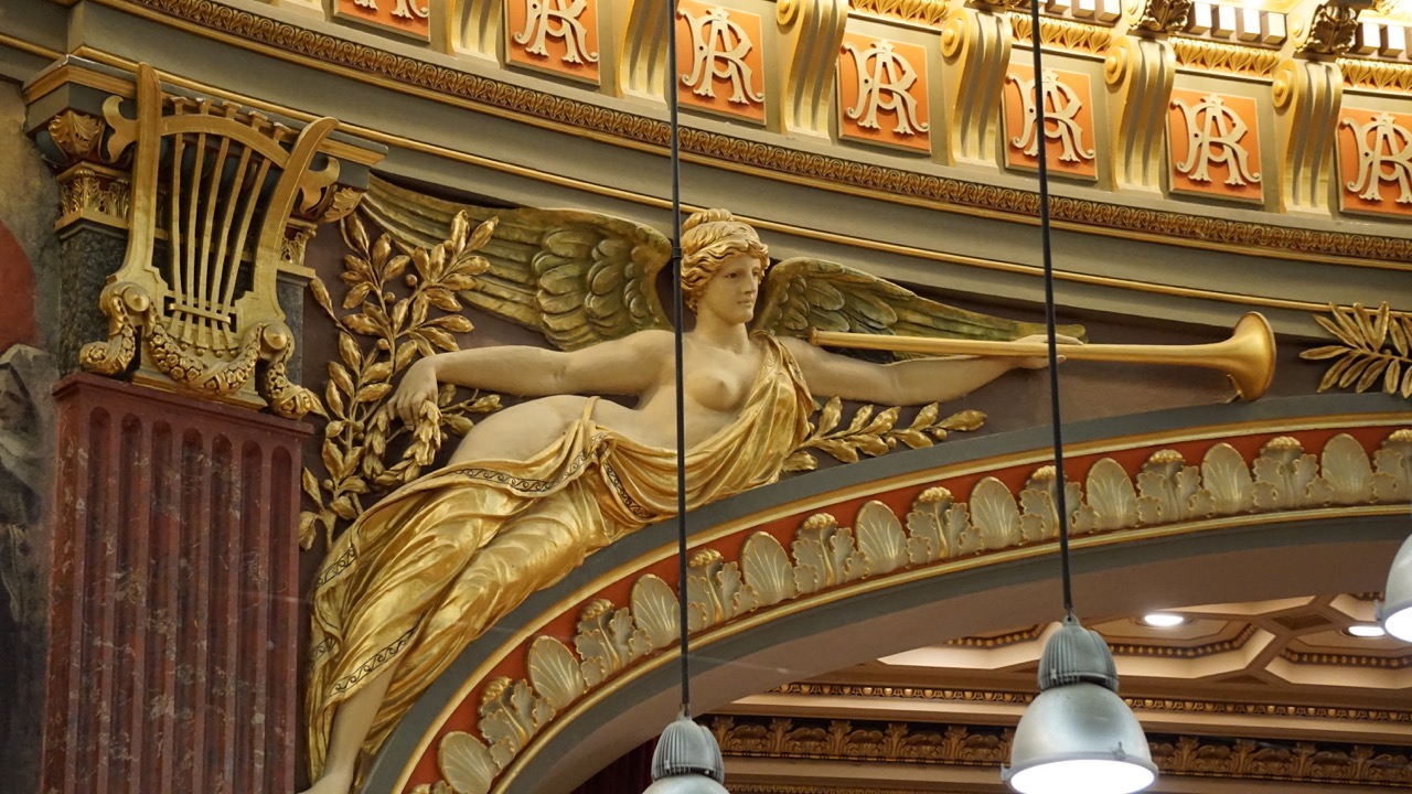 Detail above the stage.