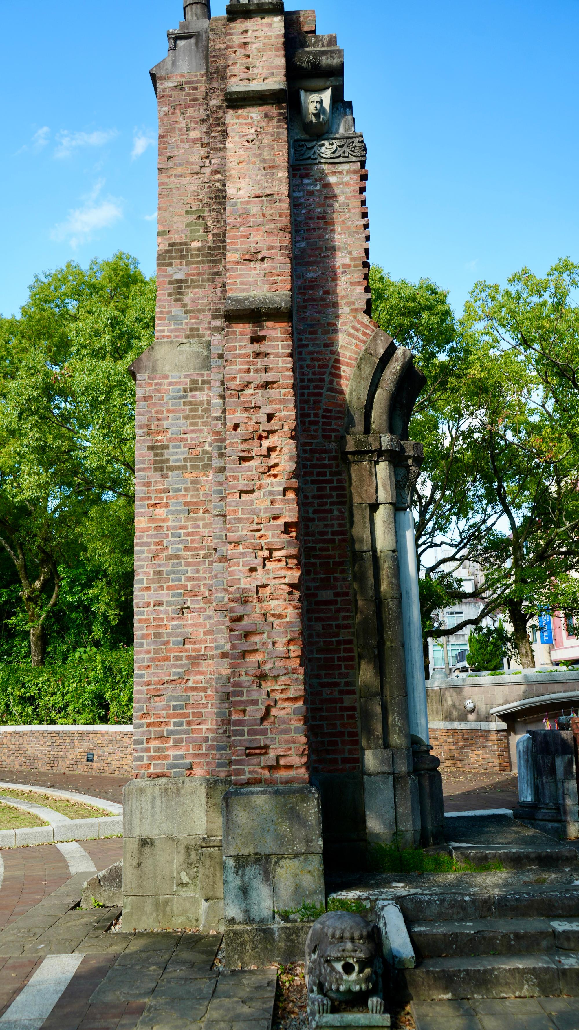 Church column reloated from previous photo