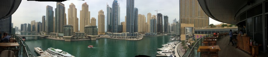 Dubai Marina Panorama.