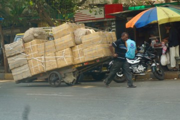 Hard work in Mumbai.