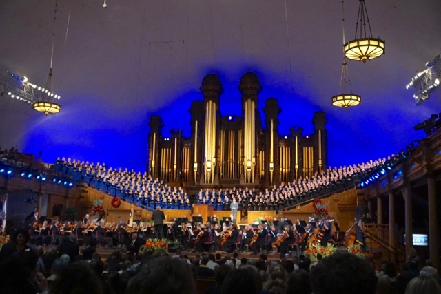 After having heard the Mormon Tabernacle Choir my whole life, I finally attended their live Sunday morning broadcast concert.