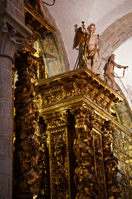 Detail of Santiago Cathedral’s altar