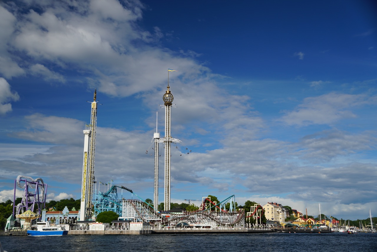 “Scansen” amusement park on the Stockholm waterfront