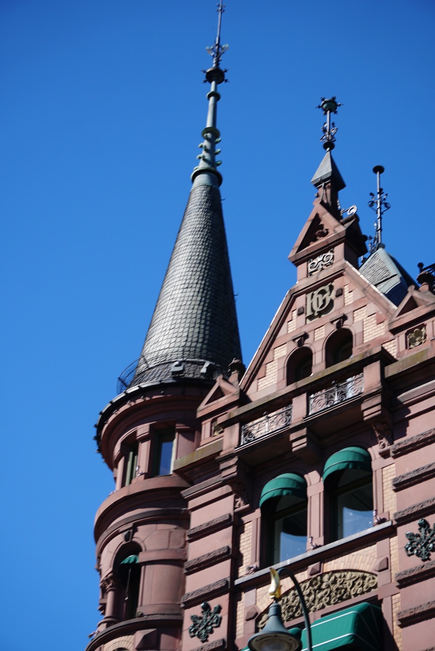 One of the old buildings in downtown Oslo…The ground floor is a Hard Rock Cafe.