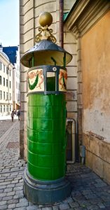 My favorite antique pissoir, near the Royal Palace