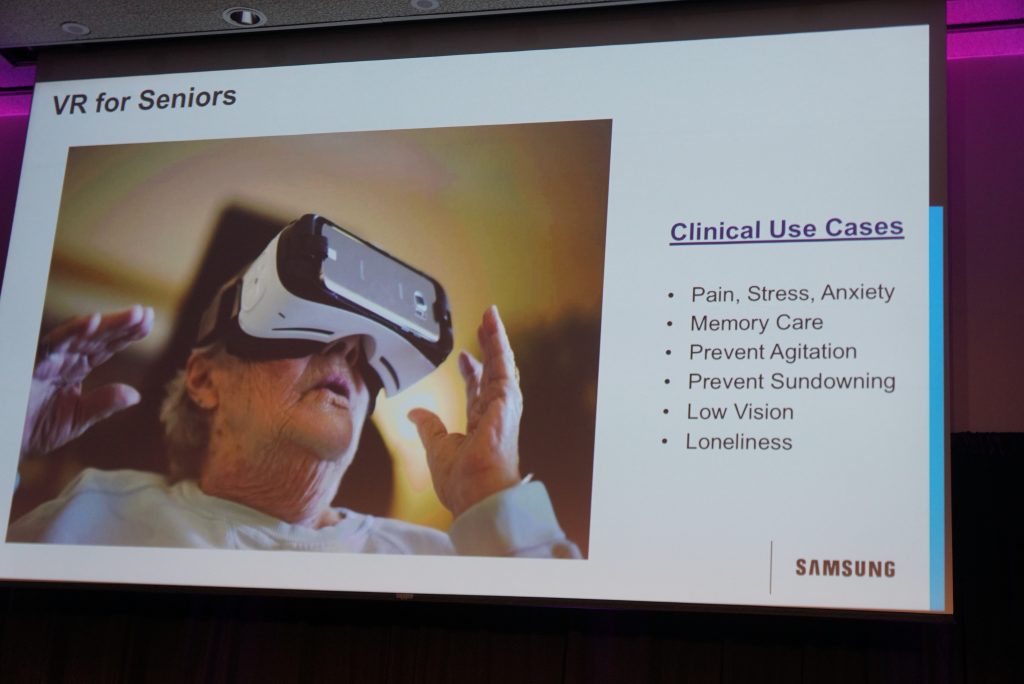 VR applications in Eldercare