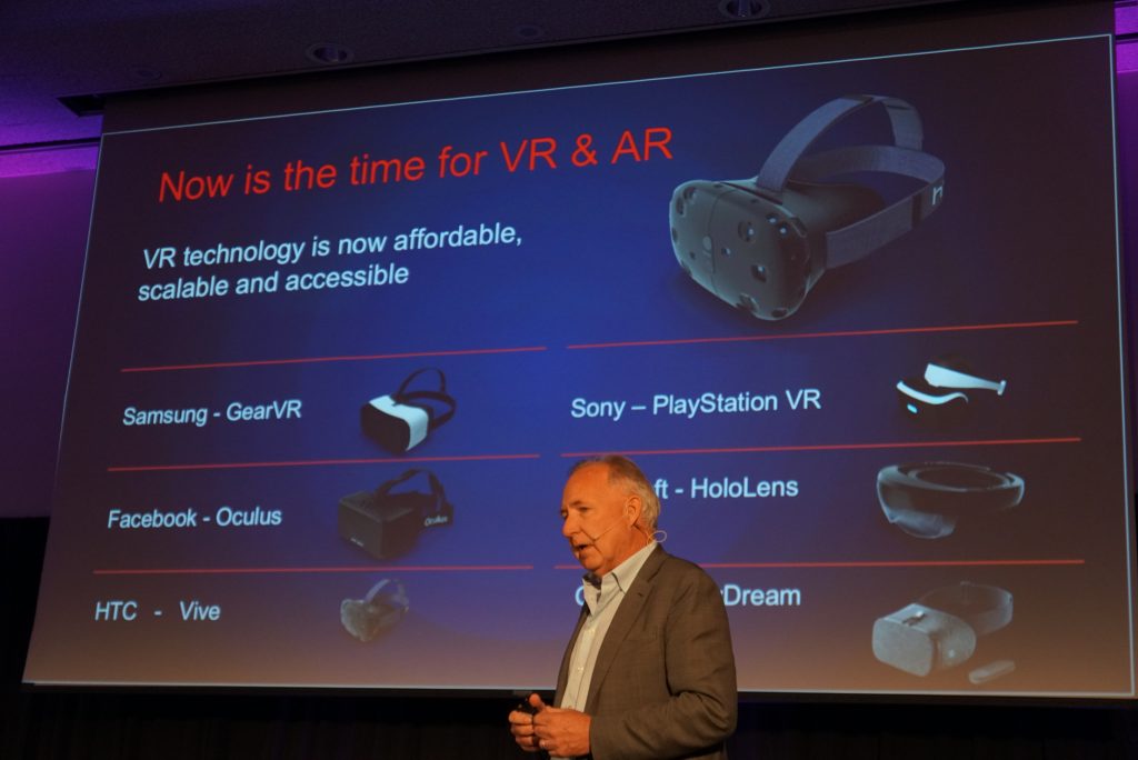 Many major manufacturers are competing for the emerging VR market.