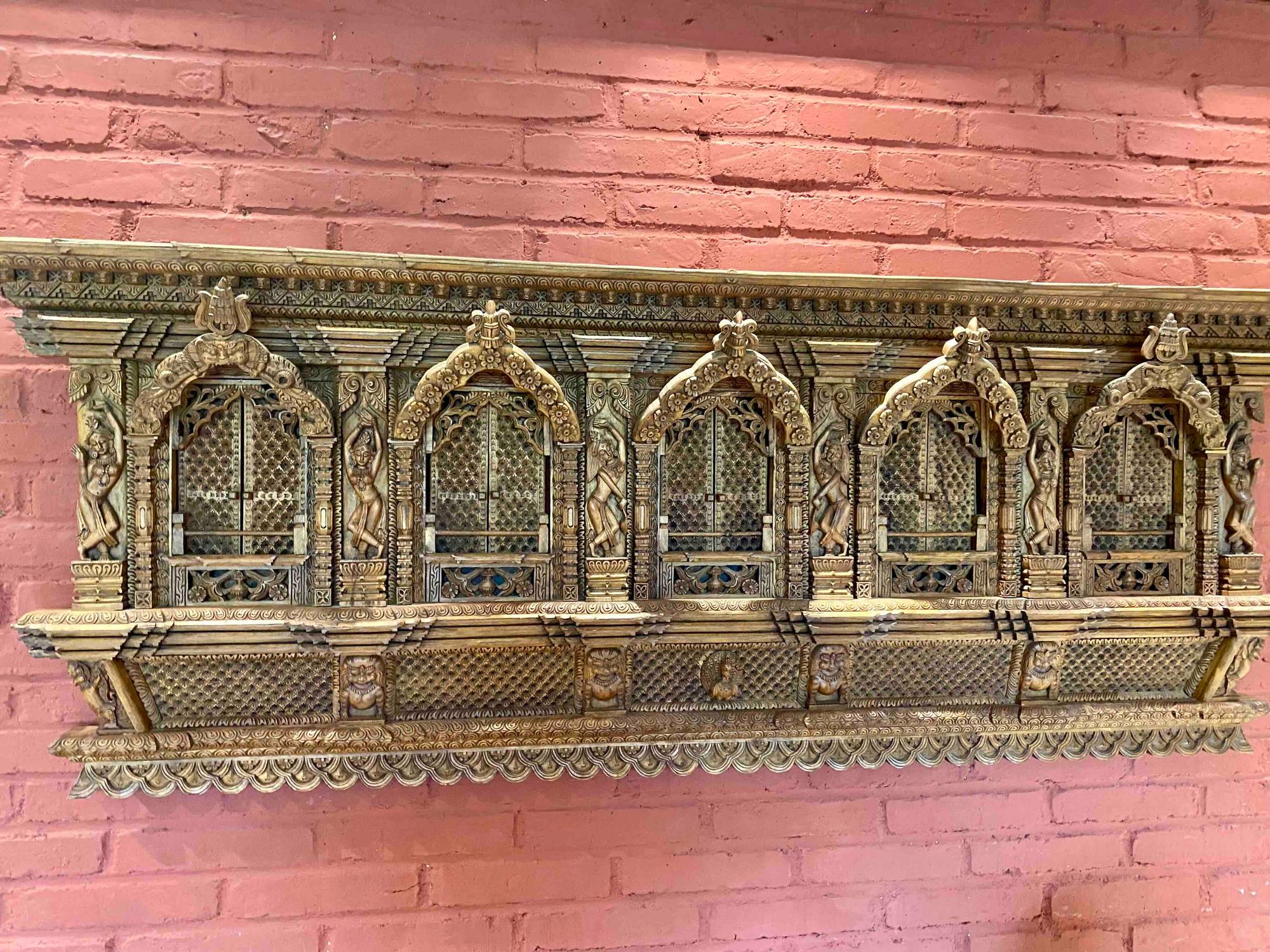 Nepali Wooden Carving...Nepali craftsmen were imported to add their artistry to the Potala Palace