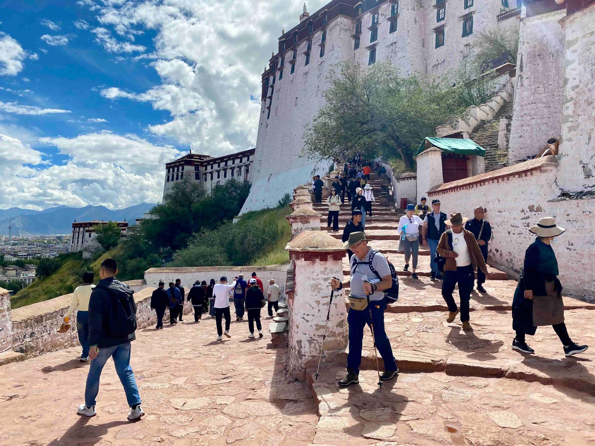 Potala Stairway Down