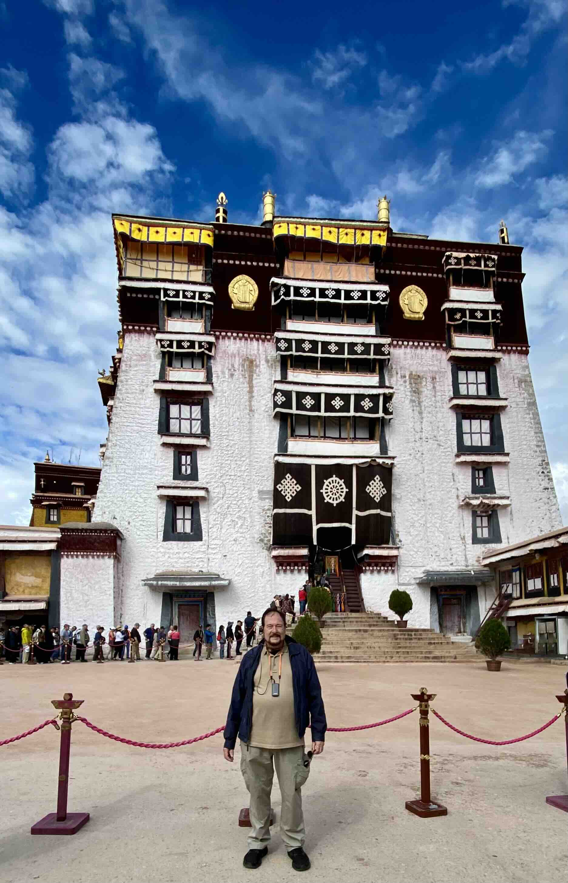 Selfie in the Potala Courtyard