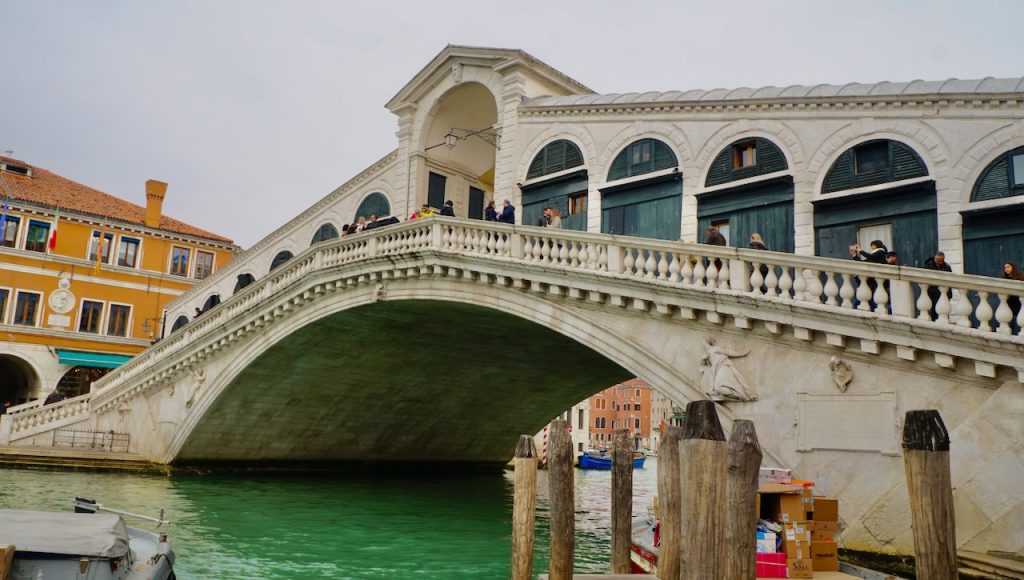 Venice’s oldest bridge, the Rialto Bridge