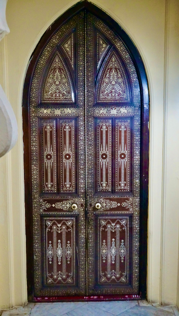 Door inlayed with ivory and jewels