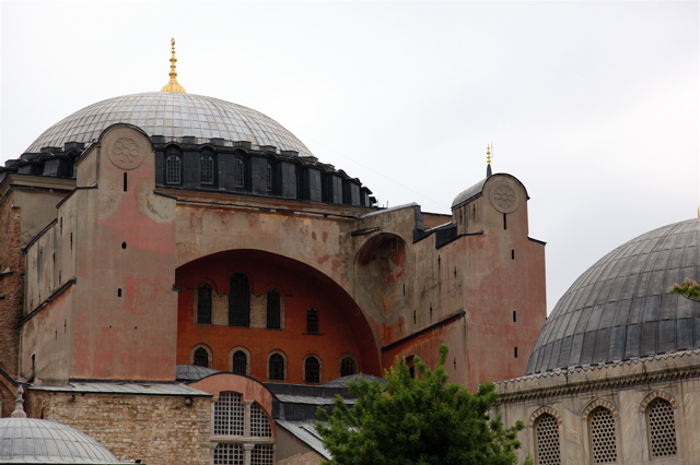 The Hagia Sofia Mosque.