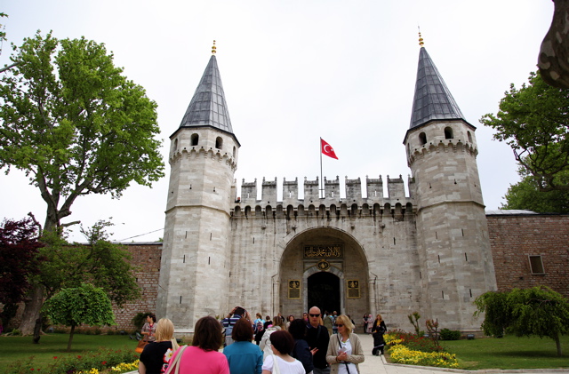 The Topkapi Palace Gate.