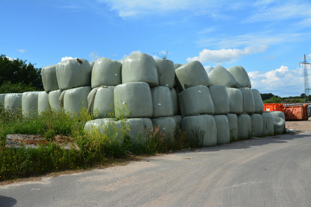 Tons of grass clippings