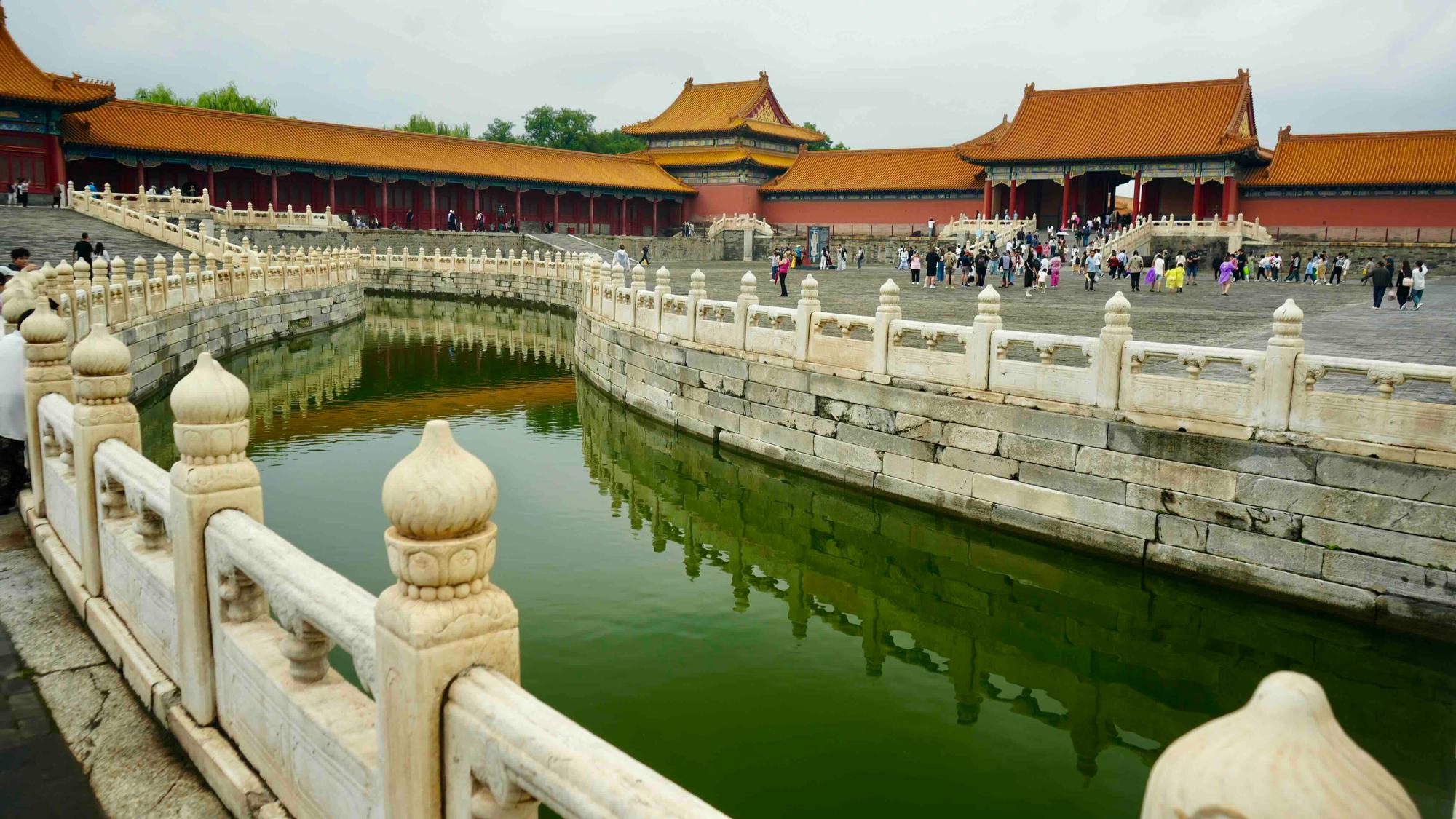 River flowing through the Forbidden City