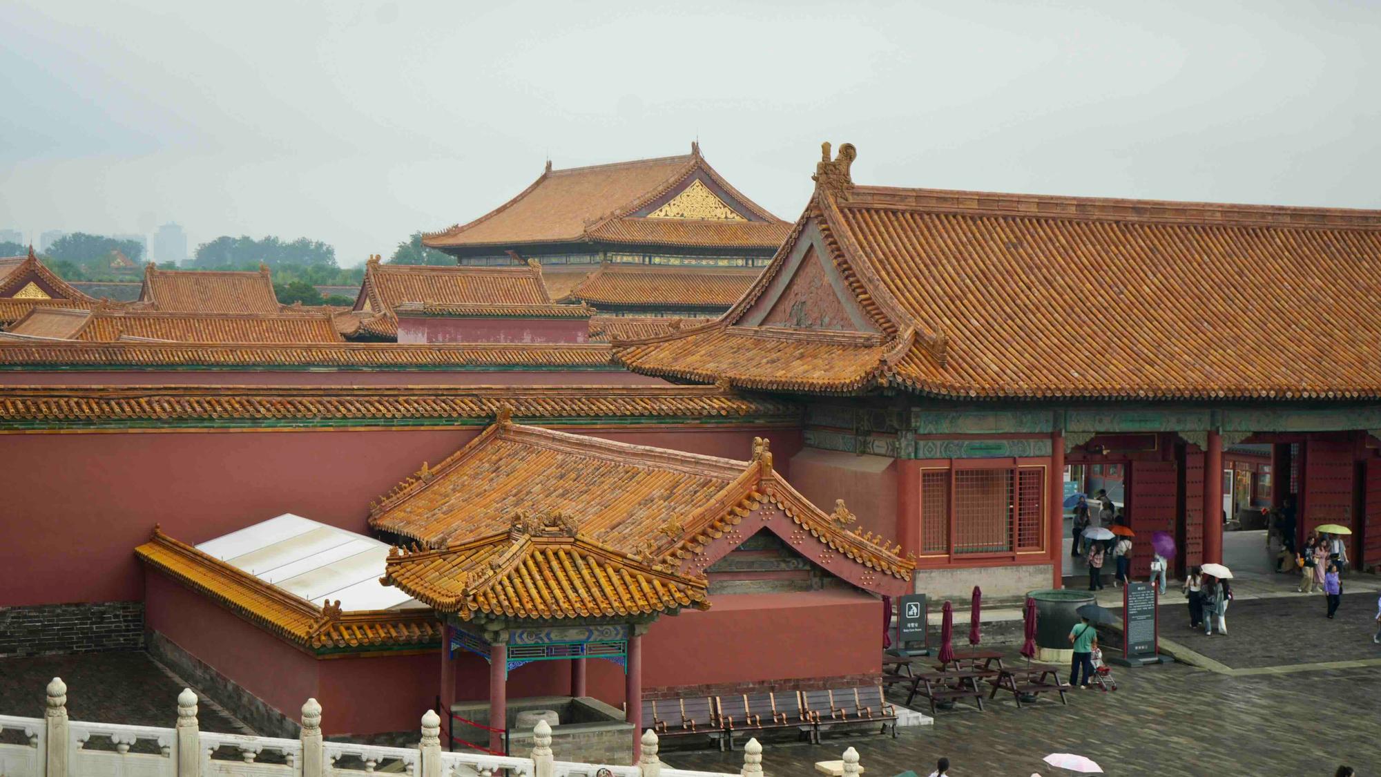 Forbidden City roofs