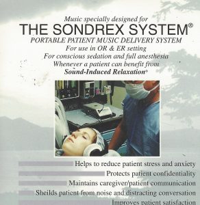 Music especially designed for the Sondrex System